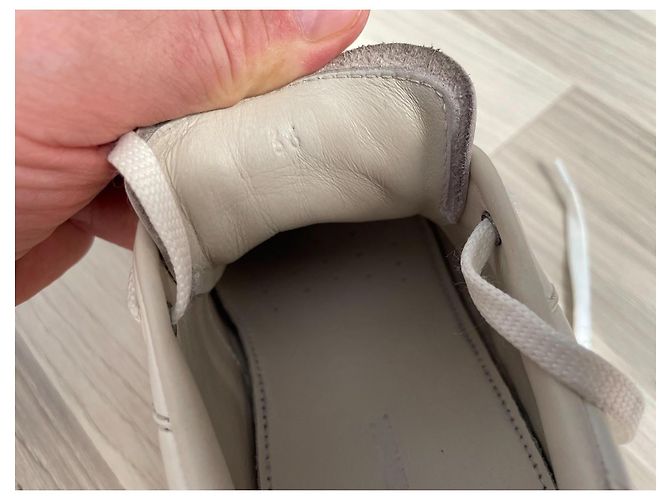 Bottega Veneta Leder Sneaker beige - Ansicht 8