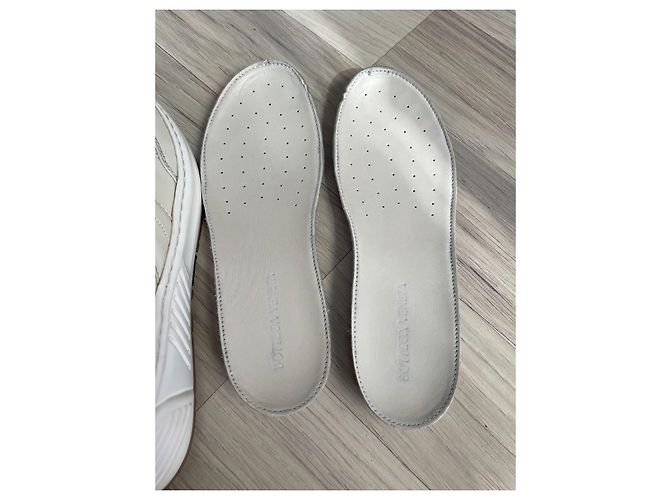 Bottega Veneta Leder Sneaker beige - Ansicht 9