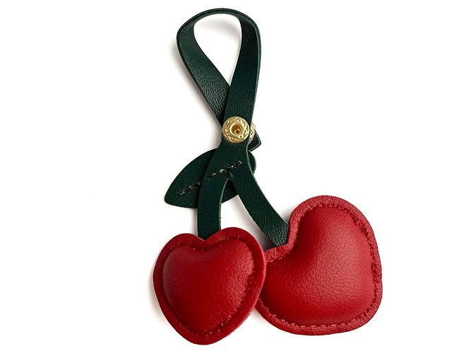 Autre Marque Charm PU-Leder Kirschen - Ansicht 2
