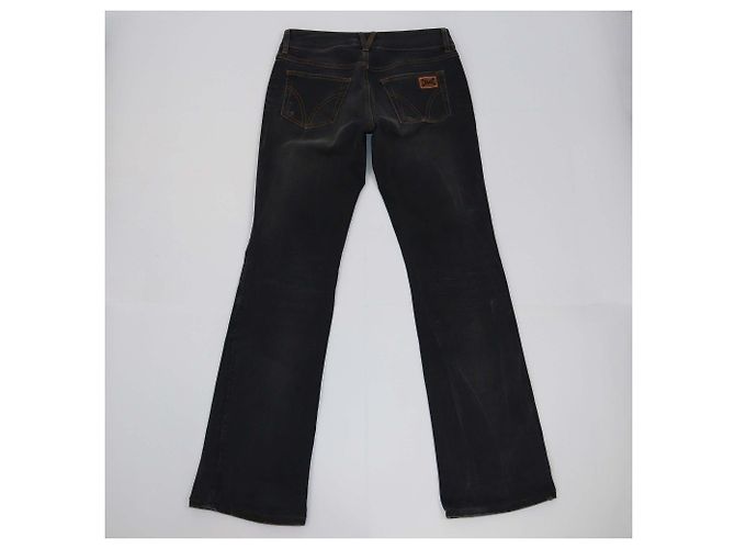 Schwarze Bootcut-Hose von D&G - Ansicht 2