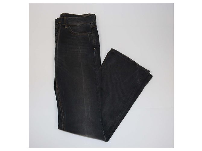 Schwarze Bootcut-Hose von D&G - Ansicht 3