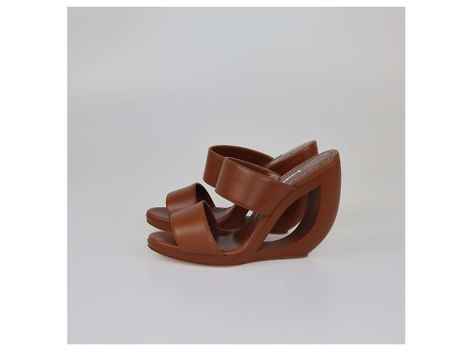 Sandali Mule Scultorei Welli Oscar Marroni Manolo Blahnik Marrone - vista 5