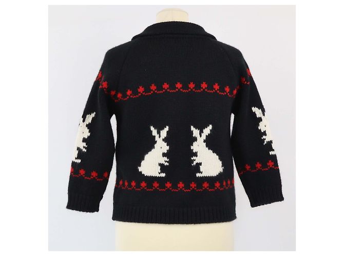 Schwarzer Dioramour Cardigan von Christian Dior - Ansicht 3