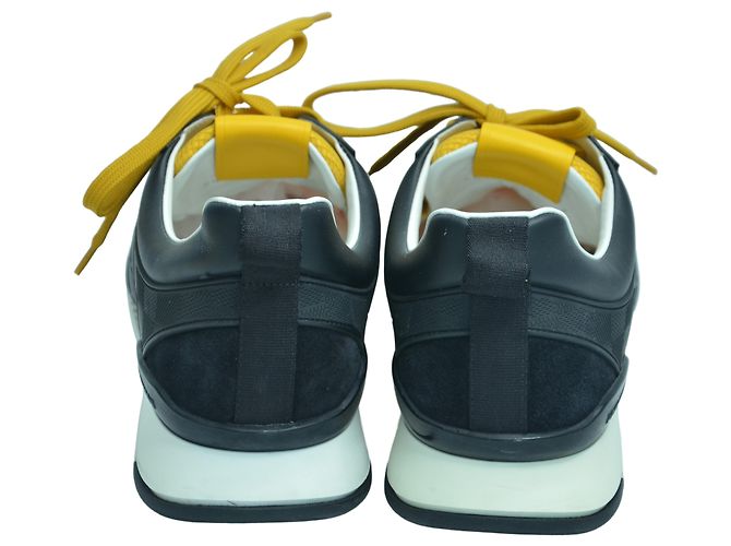 Louis Vuitton Sneaker Fastlane Damier Giallo/Nero - vista 5