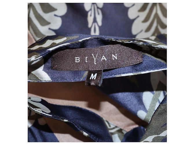 Biyan Bluse mit bunten floral gestickten Bischofärmeln Mehrfarben - Ansicht 5