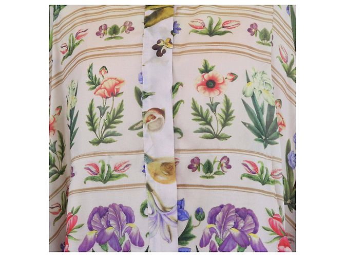 Cape-Bluse mit Schnecken- und Blumenmuster in Hellrosa Biyan Pink - Ansicht 4