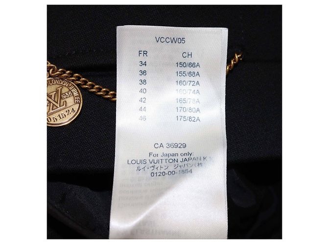Schwarze Hose mit Kettendetails von Louis Vuitton - Ansicht 6