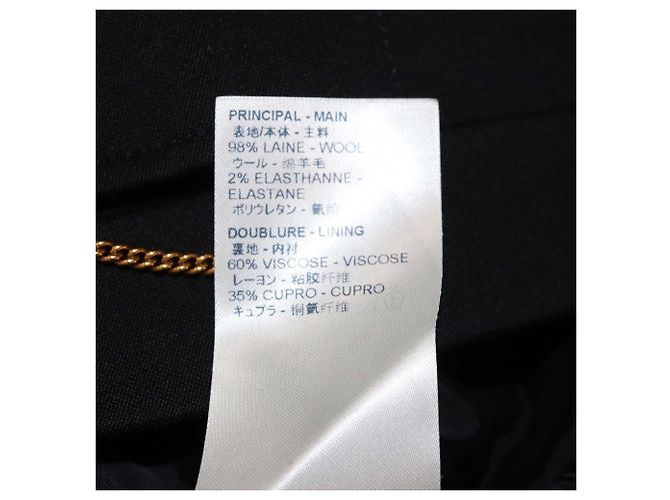 Schwarze Hose mit Kettendetails von Louis Vuitton - Ansicht 7