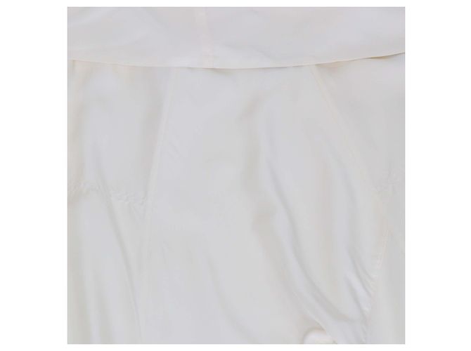 Loewe Off White Macrame Lace Trim Belted Trouser - view 4