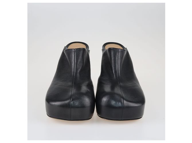 Bottega Veneta Mule a punta quadrata nera Nero - vista 2