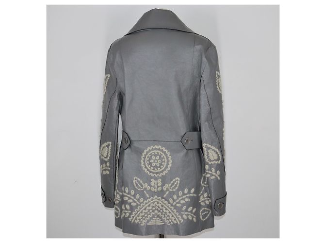 Ermanno Scervino Grau bestickte Jacke - Ansicht 3