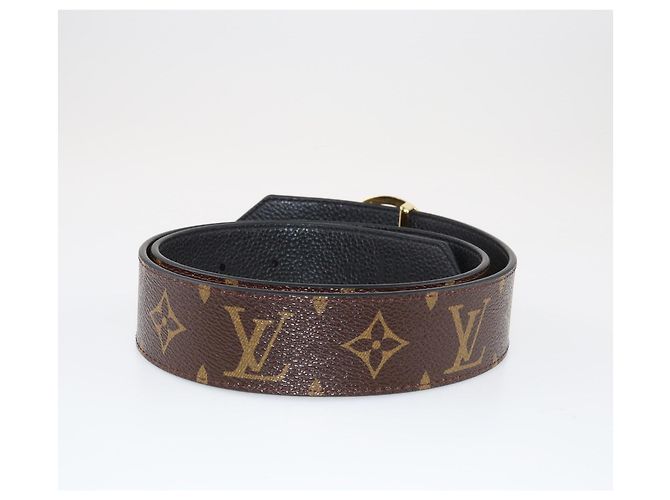 Cintura Reversibile LV Circle Monogram Marrone Louis Vuitton - vista 2