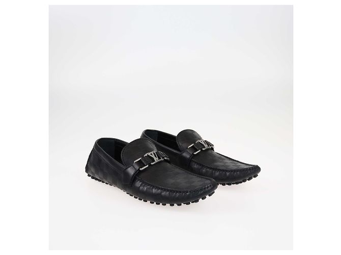 Mocassino Hockenheim Damier Infini Nero Louis Vuitton - vista 2