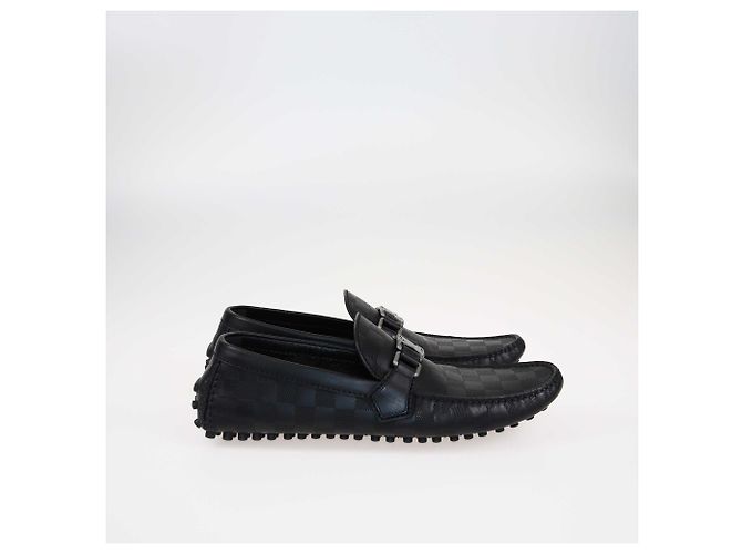 Mocassino Hockenheim Damier Infini Nero Louis Vuitton - vista 4