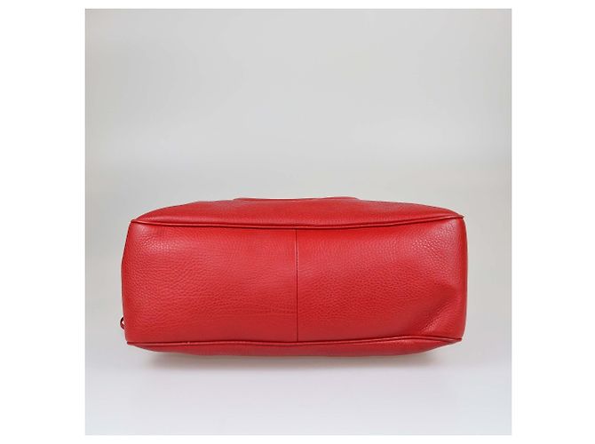 Borsa Bowler Gucci Rossa Grande Soho con Catena Rosso - vista 4