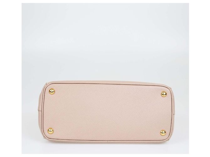 Prada Beiger Saffiano Lux Alter Mittelgroßer Galleria Tote - Ansicht 4
