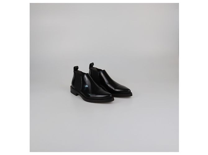 Botines Chelsea de charol negro Brunello Cucinelli - vista 2