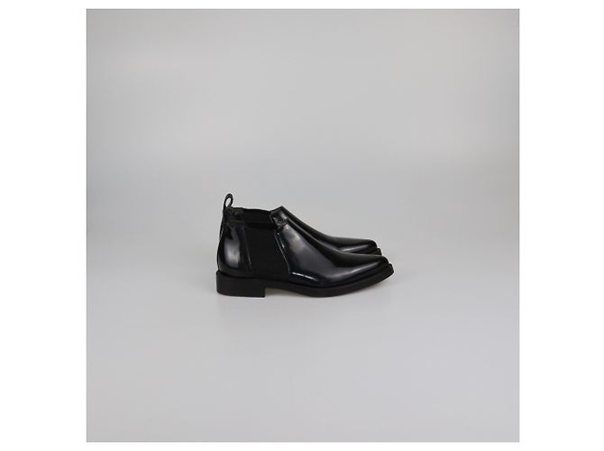 Botines Chelsea de charol negro Brunello Cucinelli - vista 3