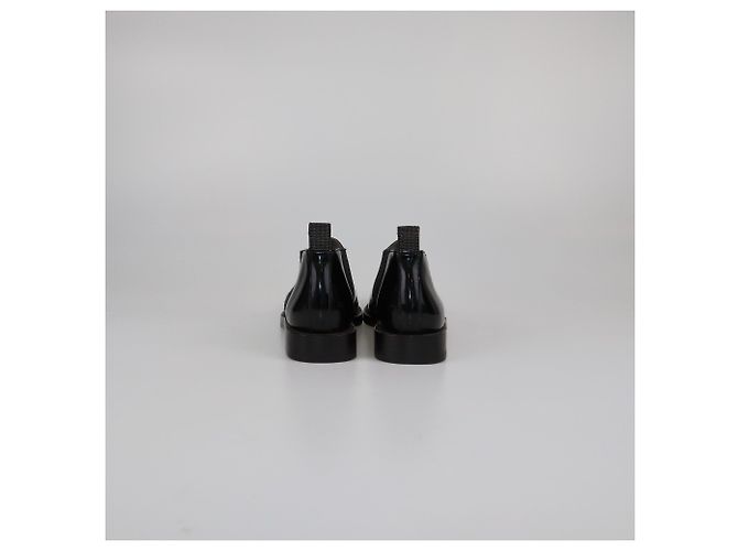 Botines Chelsea de charol negro Brunello Cucinelli - vista 5