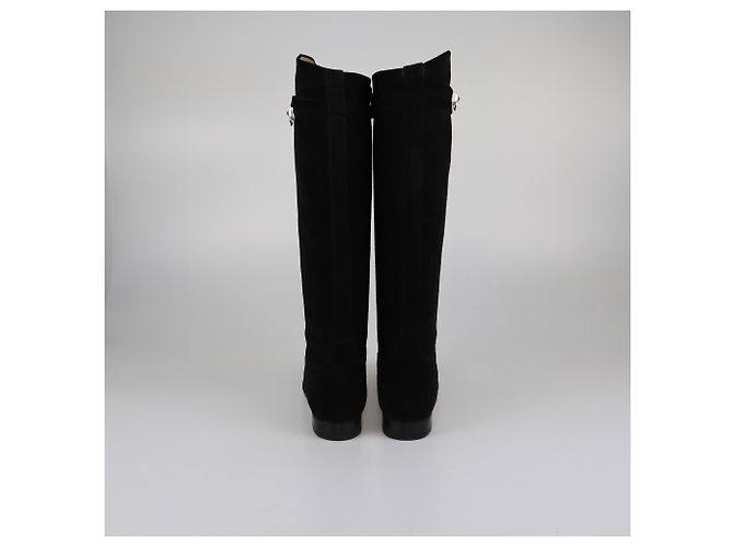 Botas Altas Collier De Chien Negras de Hermès Negro - vista 5