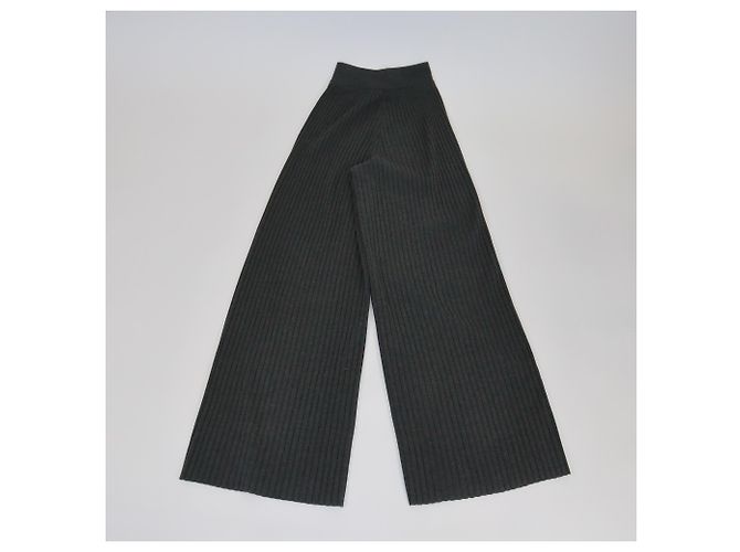 Autre Marque Dunkelgraue Strickhose mit elastischem Bund von Stella McCartney Anthrazitgrau - Ansicht 2