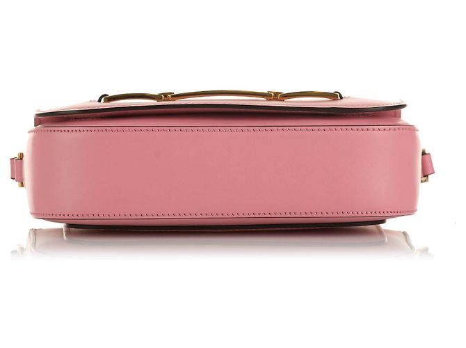 Borsa a tracolla Prada City in vitello rosa - vista 4