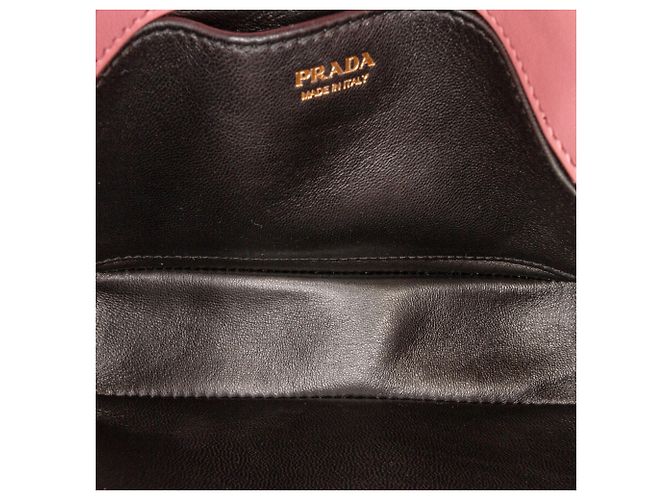Borsa a tracolla Prada City in vitello rosa - vista 5