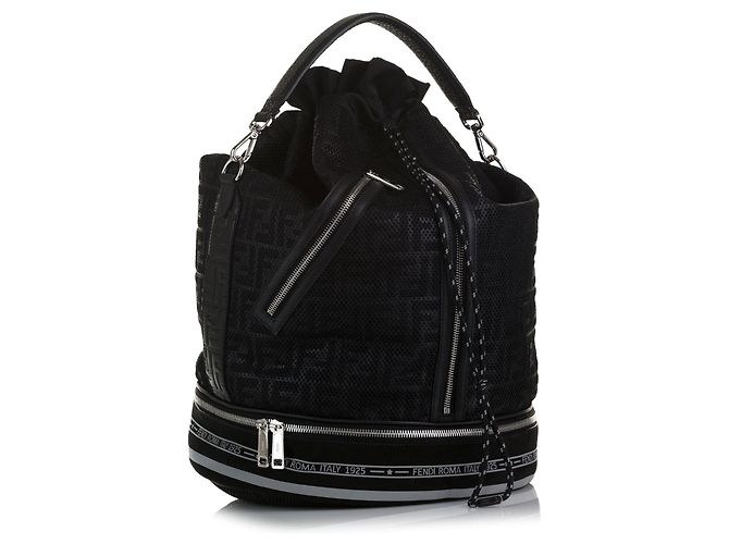 Fendi Grande Holdall Mon Tresor Zucca Nero - vista 2