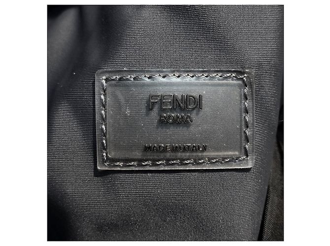 Fendi Grande Holdall Mon Tresor Zucca Nero - vista 6