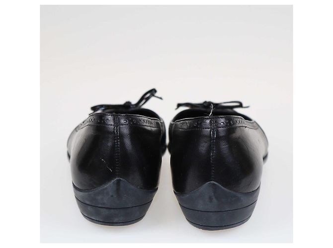 Ballerine Nere con Fiocco Salvatore Ferragamo Nero - vista 4