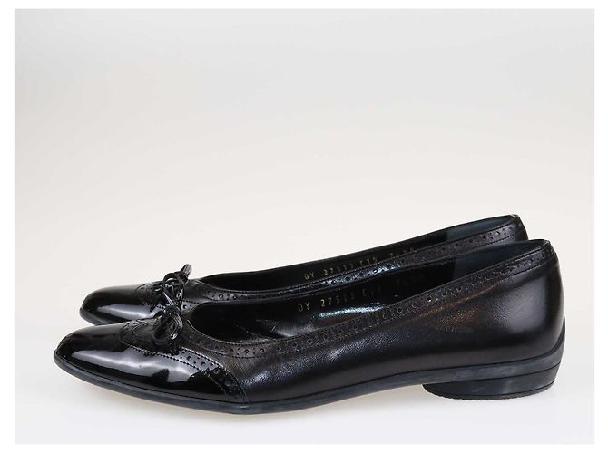 Ballerine Nere con Fiocco Salvatore Ferragamo Nero - vista 5
