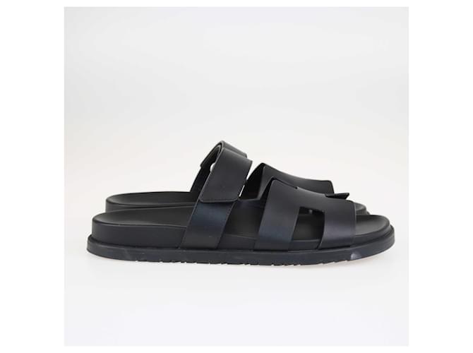 Sandali Chypre Neri Hermès Nero - vista 2