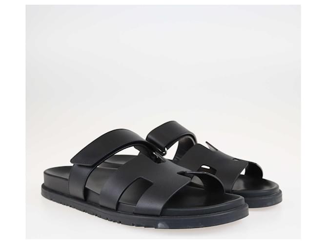 Sandali Chypre Neri Hermès Nero - vista 3
