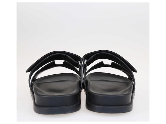 Sandali Chypre Neri Hermès Nero - vista 4
