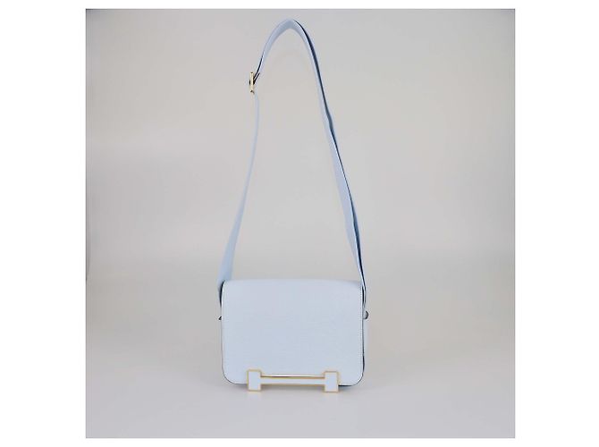 Borsa Geta in capra Mysore Bleu Brume di Hermès - vista 3