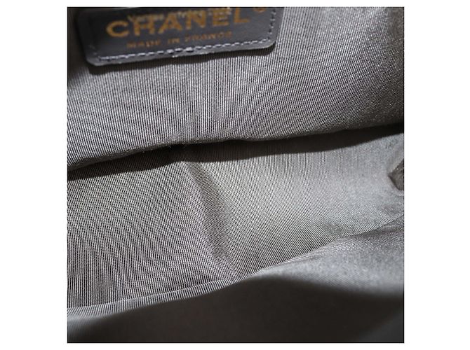 Borsa Boy Flap Media Grigia Trapuntata Chanel Grigio - vista 5