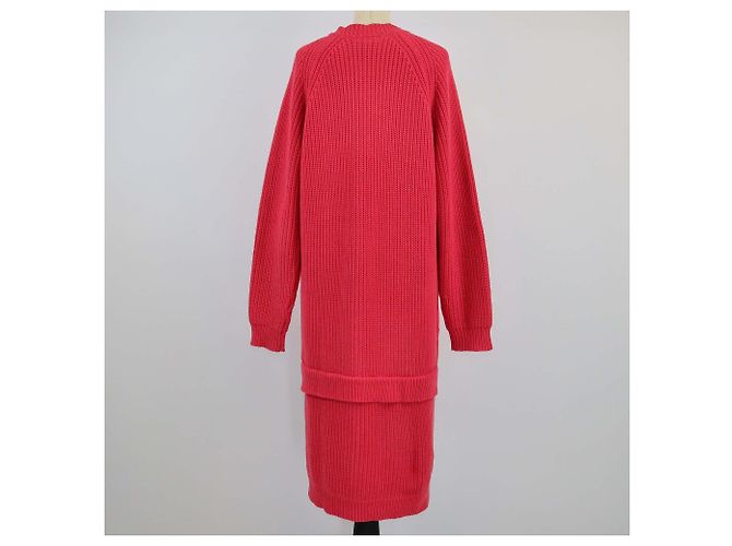 Autre Marque Vestido de suéter rosa Christopher Shannon - vista 3