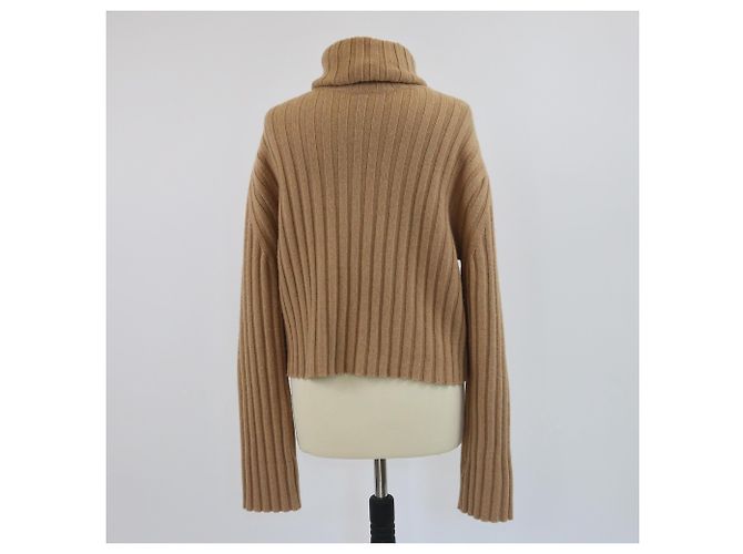 Gucci brauner Langarm-Pullover mit Rollkragen - Ansicht 3