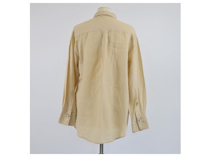 Chloé Camisa de manga larga con botones de perla marrón claro Chloe - vista 3