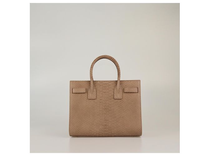Borsa Tote Classica Baby Beige Sac De Jour Saint Laurent - vista 4