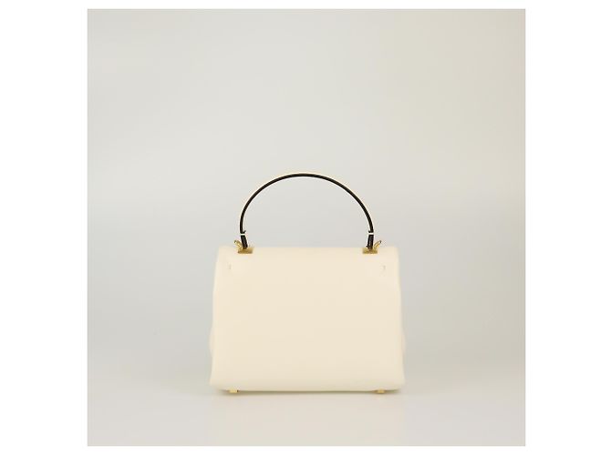 Borsa a mano Valentino Mini One Stud avorio - vista 4