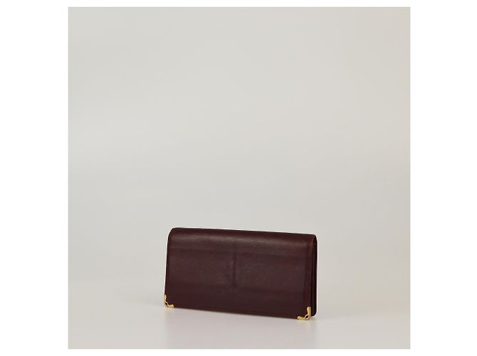 Cartera larga bifold Must de Cartier burdeos - vista 2