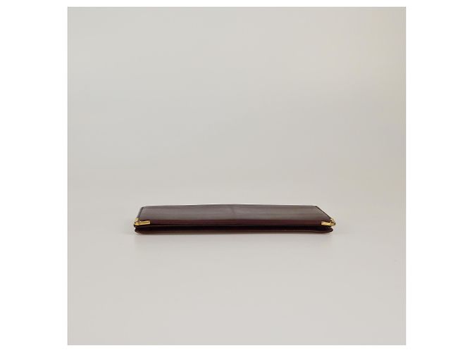 Cartera larga bifold Must de Cartier burdeos - vista 4