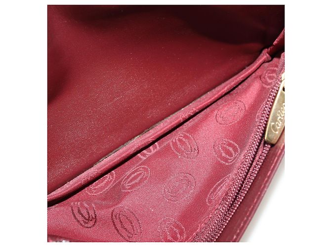 Cartera larga bifold Must de Cartier burdeos - vista 5