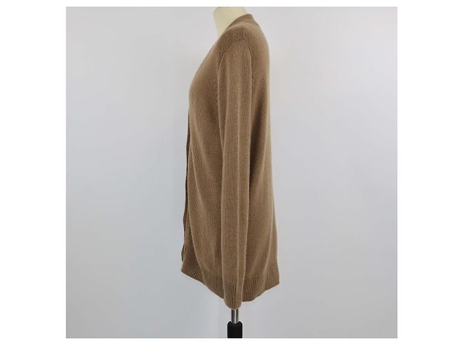 Cardigan a maniche lunghe ricamato con api marroni Christian Dior - vista 2