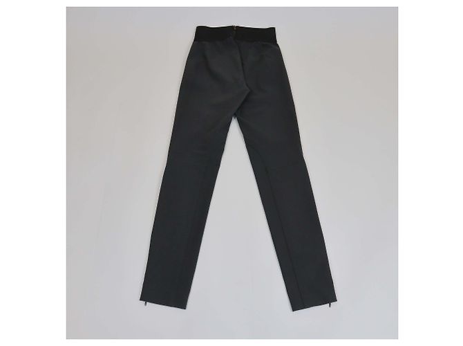 Stella Mc Cartney Dunkelgraue Hose mit elastischem Bund von Stella McCartney Anthrazitgrau - Ansicht 2