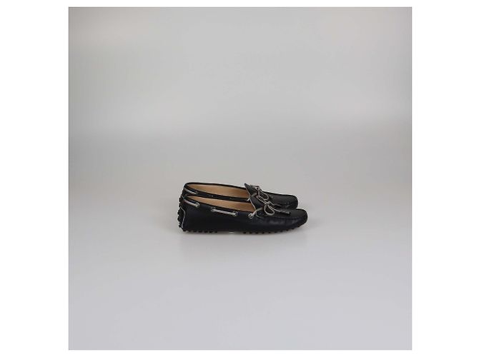 Mocasines Slip On Gommino Bow negros de Tod's - vista 3