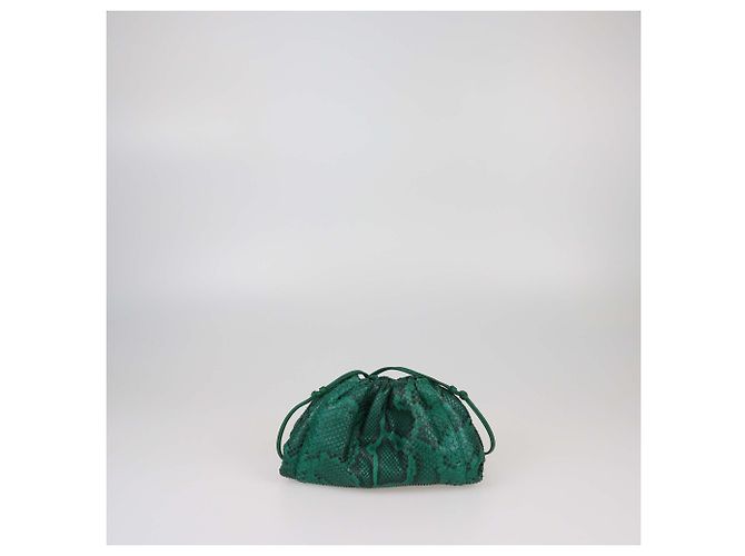 Borsa Mini The Pouch Verde Bottega Veneta - vista 3