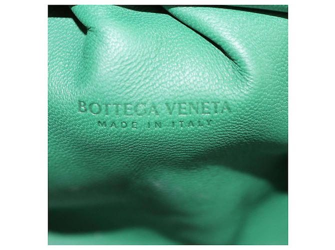 Borsa Mini The Pouch Verde Bottega Veneta - vista 5