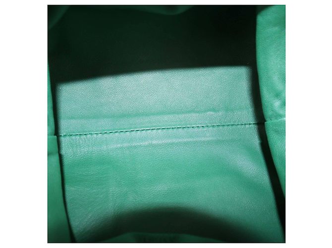 Borsa Mini The Pouch Verde Bottega Veneta - vista 6